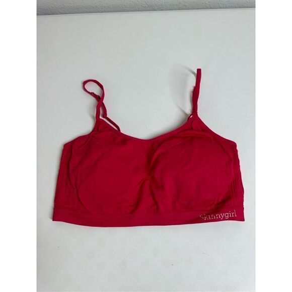 Skinnygirl Solid Crop Cami Top Red Size S - Picture 1 of 7